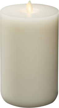 Konstsmide LED-Echtwachskerze Creme-Weiß warmweiß Ø x H: 96mm x 182mm (1623-115)