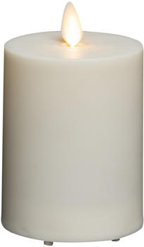 Konstsmide LED-Kerze Creme-Weiß warmweiß Ø x H: 76mm x 130mm (1634-115)