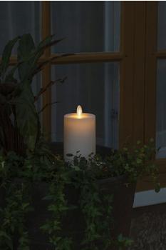 Konstsmide LED-Kerze Creme-Weiß warmweiß Ø x H: 76mm x 180mm (1635-115)