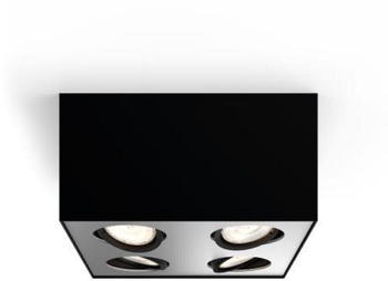 Philips LED Spot Box schwarz 4x4,5W/2000lm