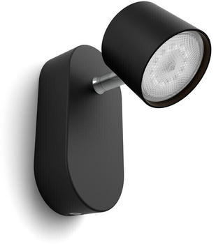 Philips LED Wandleuchte Star schwarz 4,5W/500lm