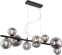 GLOBO LIGHTING LED-H&auml;ngeleuchte "RIHA" G9 1 Stk. Warmwei&szlig; Deckenlampe, Glas, Design