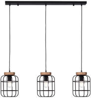 Brilliant Pendelleuchte "Gwen" E27 1 Stk. 142 cm H&ouml;he, 100 cm Breite, 3 x E27, antik