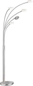 Fischer & Honsel 40333 LED Stehleuchte Dent 5-flammig nickelfarben ch