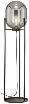 Fischer & Honsel 40424 Stehleuchte Regi schwarz matt Glas rauchfarben