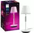 Philips Hue White & Color Ambiance Go Tragbare Tischleuchte weiß/salbeigrün