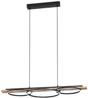 EGLO LED-Pendelleuchte Schwarz Boyal