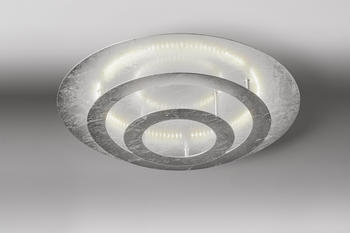 LupiaLicht LED-Deckenleuchte CIRCLE 40cm Blattsilber 2825-1-39