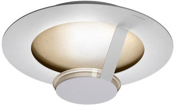 Grossmann Leuchten LED-Wand-/Deckenleuchte FLAT 36cm weiß/gold 52-828-157