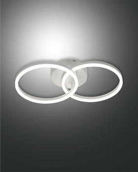 Fabas Luce LED-Deckenleuchte GIOTTO 53x30cm weiß 3508-22-102 E