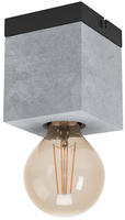 PRESTWICK 3 DECKENLEUCHTE E27 BETON/SCHWARZ