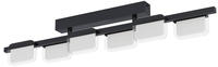 EGLO Deckenleuchte "ERVIDEL", schwarz, H: 16cm, 1 Stk., Leuchten, Deckenleuchte in