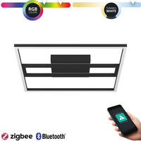 EGLO Deckenleuchte "CALAGRANO-Z Deckenlampe schwarz wei&szlig;, ZigBee 3.0,...