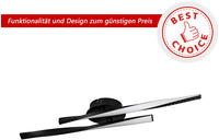 Led Deckenleuchte Adeje, Minimalistische Deckenlampe Aus Metall In Schwarz Und