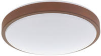 Eglo - Led Deckenleuchte Lezuza Wei&szlig; Mokka &Oslash; 32,5 Cm Deckenlampen & Kronleuchter