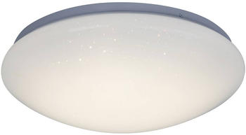 Rabalux 3937 LED Deckenleuchte Lucas Metall weiß Ø33cm H:10,7cm mit Sterneffekt