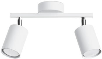 Sollux SL.1124 Deckenleuchte LEMMI 2XGU10 40W Stahl weiß L:26cm B:8cm H:20cm dimmbar