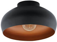 EGLO Deckenleuchte "MOGANO 2" E27 1 Stk. Deckenleuchte aus Metall, E27, dimmbar, &Oslash;