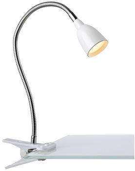 Markslöjd Lighting 106091 - LED-Tischleuchte mit einem Clip TULIP LED/3W/230V weiß
