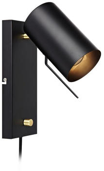 Markslöjd Lighting 106587 - Dimmbare Wandleuchte CARRIE 1xGU10/35W/230V schwarz