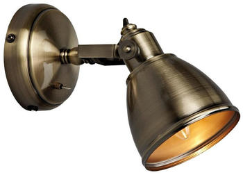 Markslöjd Lighting 104048 - Wandbeleuchtung FJÄLLBACKA 1xE14/40W/230V messing
