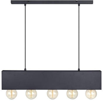 Markslöjd Lighting 107037 - Hängeleuchte COUTURE 5xE27/40W/230V schwarz