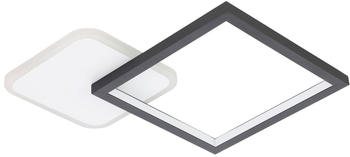 Eglo 900422 - Dimmbare LED-Deckenleuchte GAFARES LED/15W/230V schwarz + Fernbedienung
