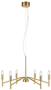 Markslöjd Lighting 108210 - Hängeleuchte MONARCH 6xE14/18W/230V gold