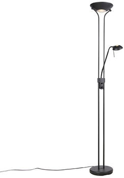 QAZQA Diva 2 180cm LED 1800lm schwarz