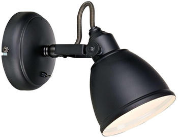 Markslöjd Lighting 105814 - Wandleuchte FJÄLLBACKA 1xE14/40W/230V schwarz