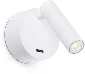 Faro LED Wandleuchte Boc aus Aluminium in Weiß weiß