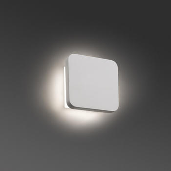 Faro Außergewöhnliche LED Wandleuchte Elsa aus Plaster und Kunststoff und in weiß weiß