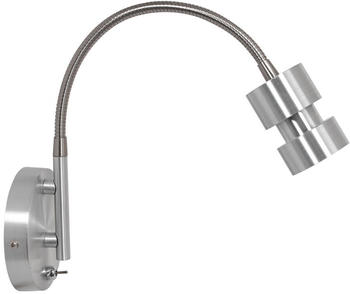 Steinhauer LED Wandleuchte Natasja Led in Silber 7W 480lm GU10 silber
