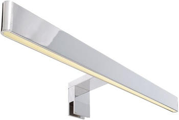 Deko-Light LED Spiegelleuchte Line in Silber und Chrom 12W 550lm IP44 512mm silber
