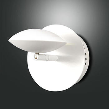 Fabas Luce LED Wandleuchte Hale in weiß 8W 700lm transparent