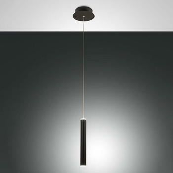 Fabas Luce LED Pendelleuchte Prado in Schwarz 6,5W 720lm 1-flammig schwarz