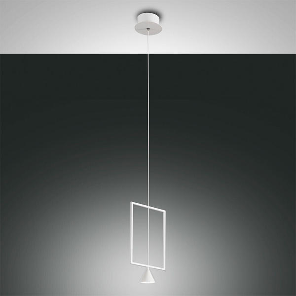 Fabas Luce LED Pendelleuchte Sirio in weiß 8W 720lm weiß