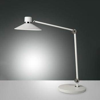 Fabas Luce LED Tischleuchte Panarea in Weiß 10W 1020lm weiß