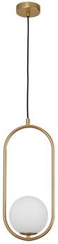 Nova Luce Pendelleuchte Obitar in Gold G9 1-flammig gold / messing