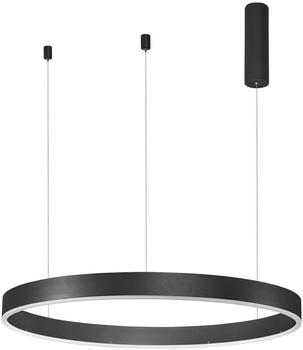 Nova Luce LED Pendelleuchte Motif in Schwarz 48W 3360lm schwarz