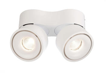 Deko-Light LED Deckenleuchte Uni II Double in Weiß 2x 10W 1350lm weiß