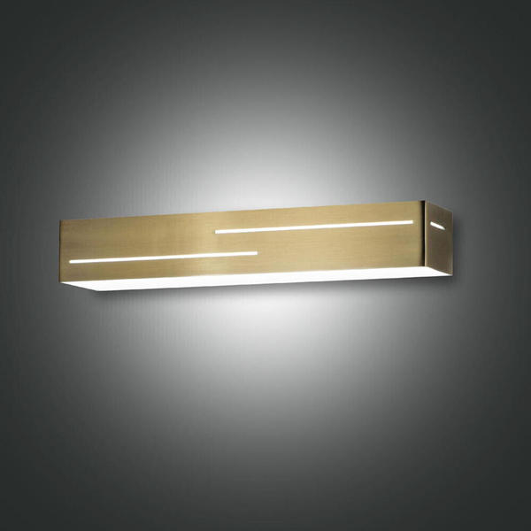 Fabas Luce LED Wandleuchte Banny in Messing-satiniert 2x 9W 1700lm gold / messing