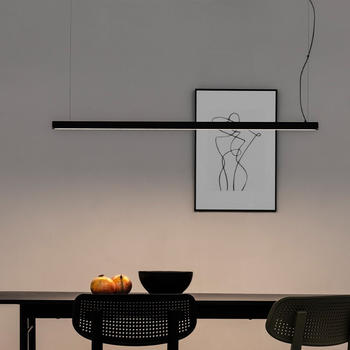 Faro LED Pendelleuchte Vico in Schwarz 30W 2800lm 1150mm schwarz
