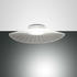 Fabas Luce LED Deckenleuchte Vela in Weiß 24W 4000lm 590mm transparent