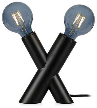 Markslöjd Lighting 108052 - Tischleuchte SIMUL 1xE27/40W + 1xE14/40W/230V schwarz