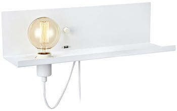 Markslöjd Lighting 106969 - Dimmbare Wandleuchte mit USB MULTI 1xE27/60W/230V