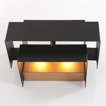 Steinhauer LED Wandleuchte Muro in Schwarz 2x3W 300lm G9 200mm schwarz