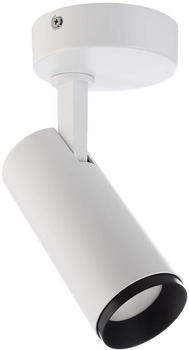 Deko-Light LED Deckenspot Lucea 10 in Verkehrsweiß und Schwarz 10W 1000lm schwenkbar weiß