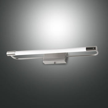 Fabas Luce LED Wandleuchte Rapallo IP44 in Chrom 400mm silber