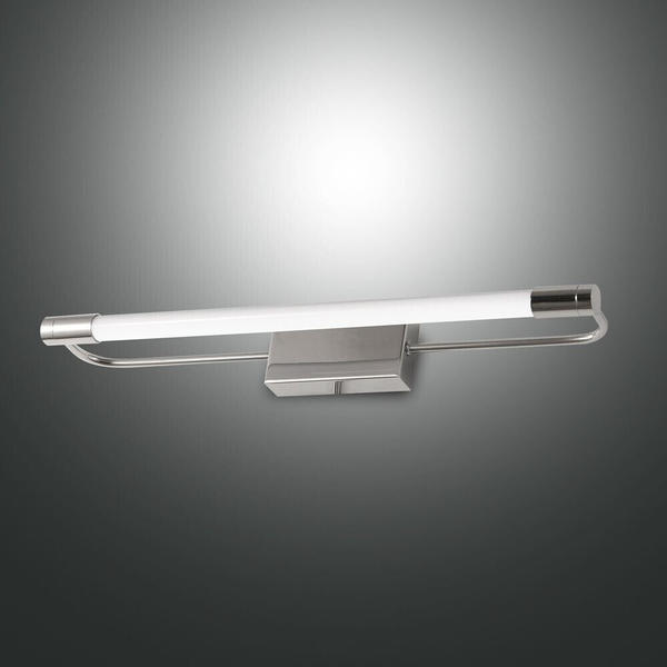 Fabas Luce LED Wandleuchte Rapallo IP44 in Chrom 400mm silber
